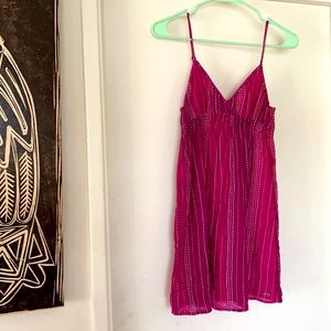 Roxy cranberry boho sundress